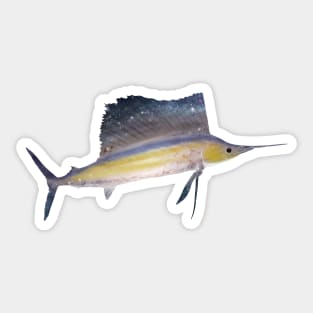 Galaxy Sailfish Sticker